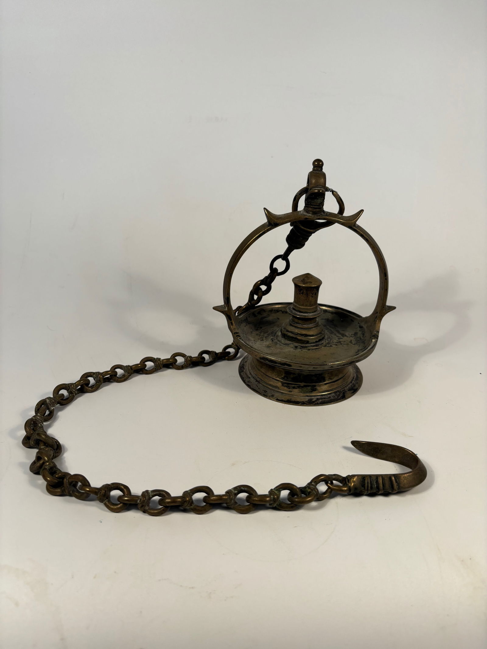 A Himalayan bronze oil lamp (1 of 8)