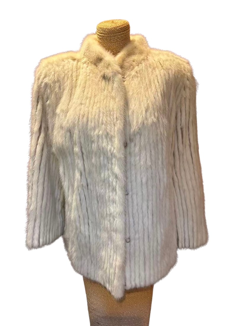 Pearl Mink Fur Jacket with Let-Out Pelts (1 of 10)