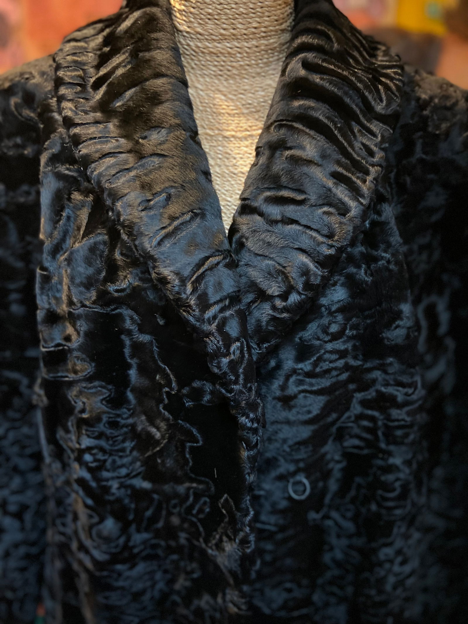 Rex Rabbit Fur Jacket with Horizontal Sheared Design - 6