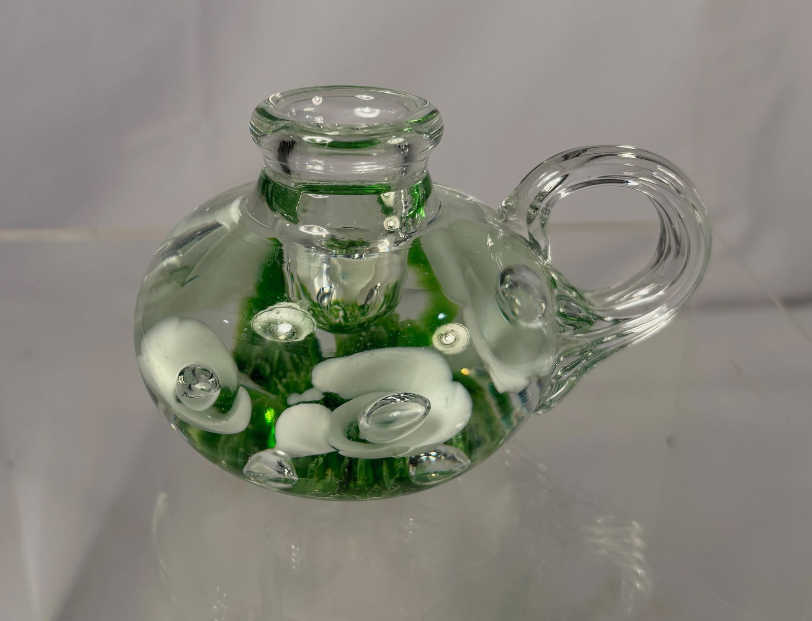 St. Joe Claire Art Glass Miniature Candle Holder (1 of 14)