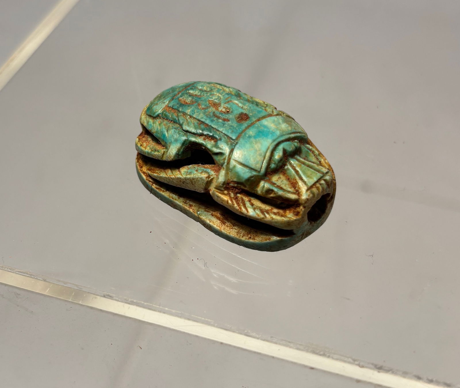 Egyptian Faience-Style Scarab Amulet (1 of 7)