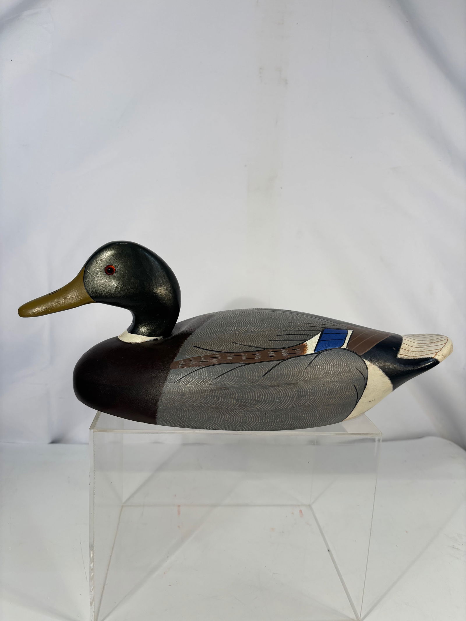 Ethan Allen Hand-Painted Mallard Duck Decoy (1 of 7)