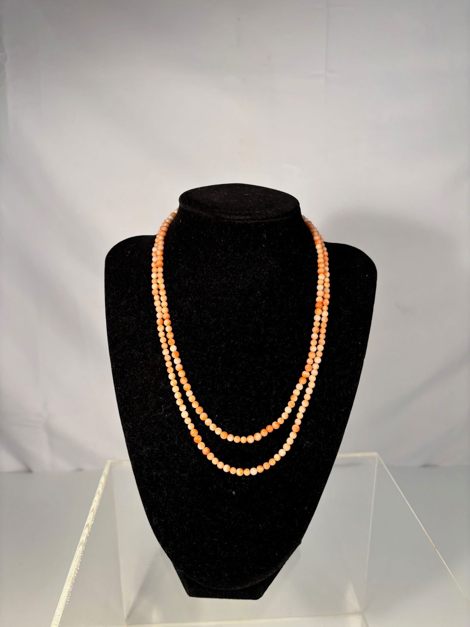 Vintage Natural Coral Bead Necklace (1 of 6)
