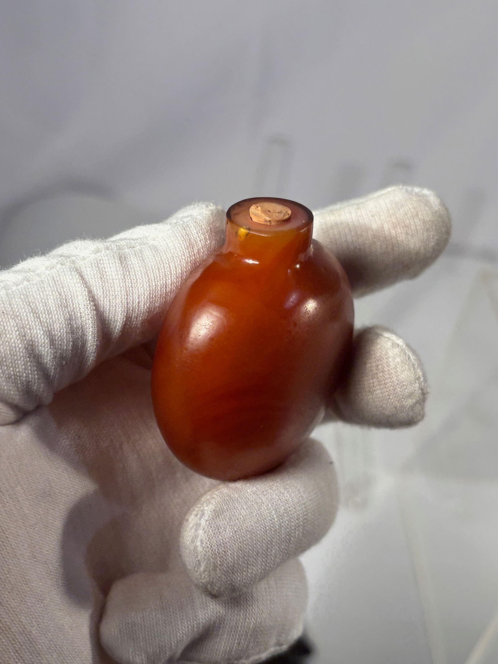 A Chinese Carnelian Agate Snuff Bottle - 10