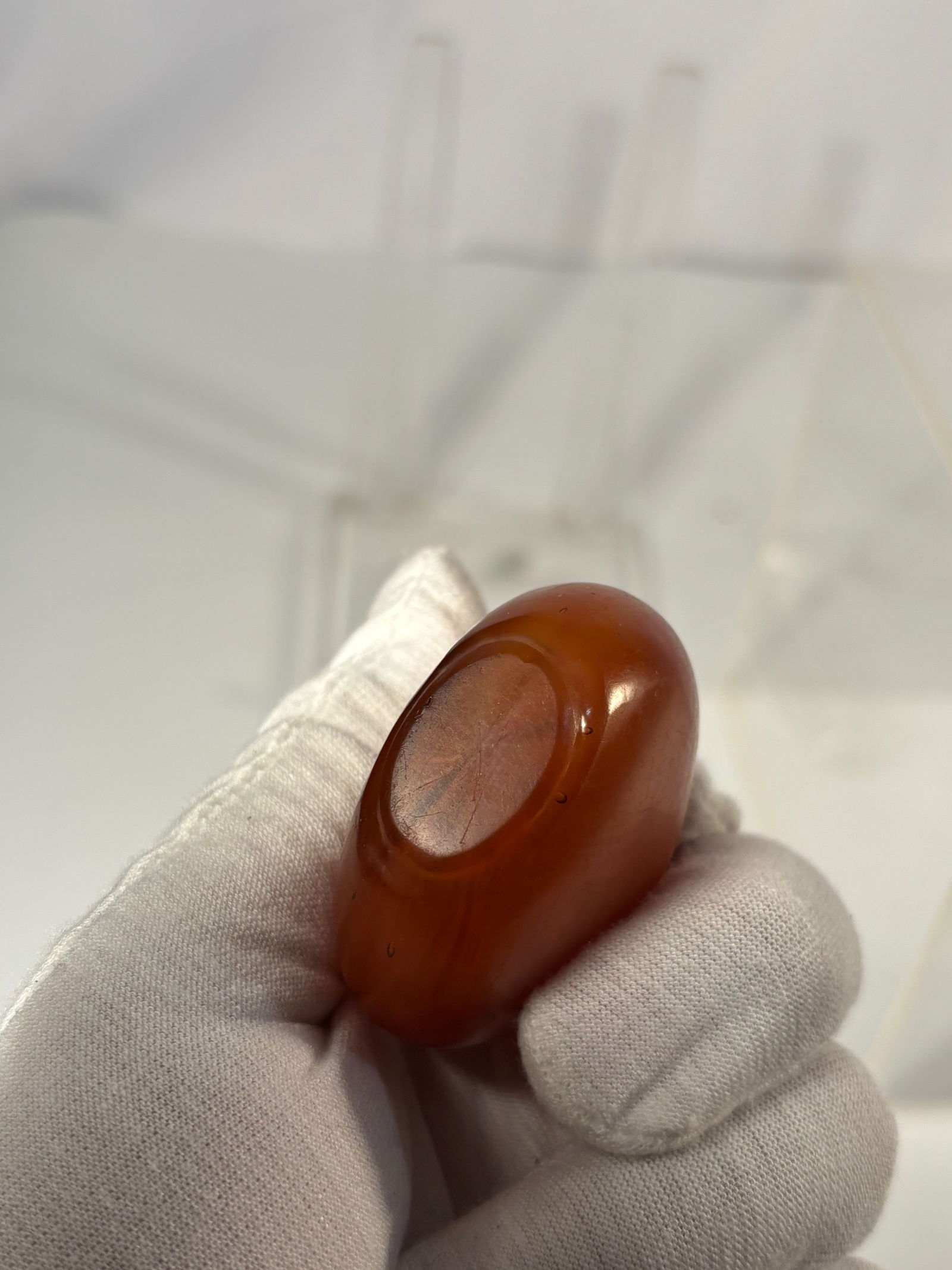 A Chinese Carnelian Agate Snuff Bottle - 5