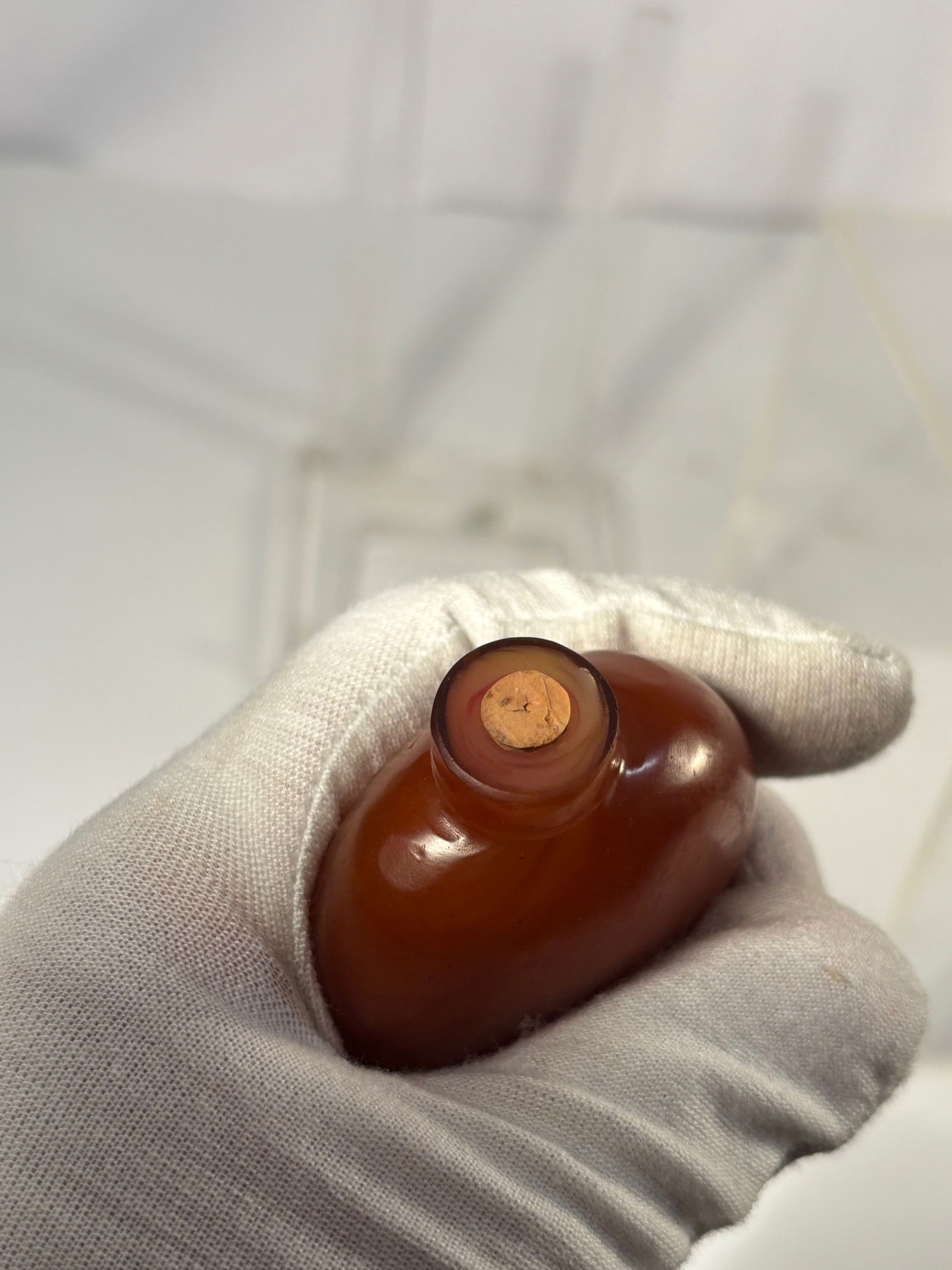 A Chinese Carnelian Agate Snuff Bottle - 6