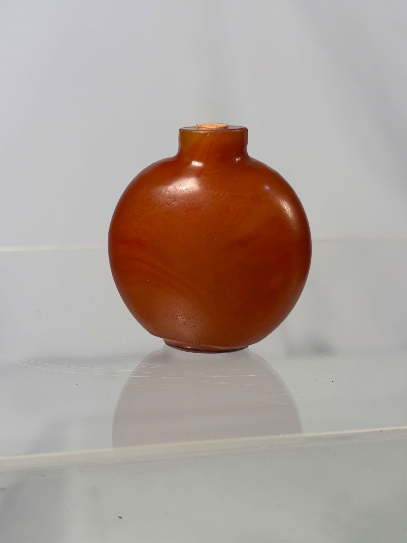 A Chinese Carnelian Agate Snuff Bottle - 7