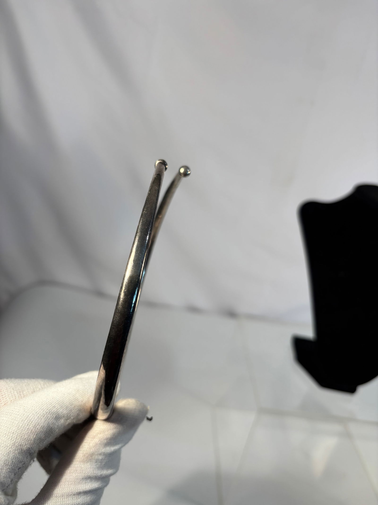 A Silver Torque-Style Collar Necklace - 3