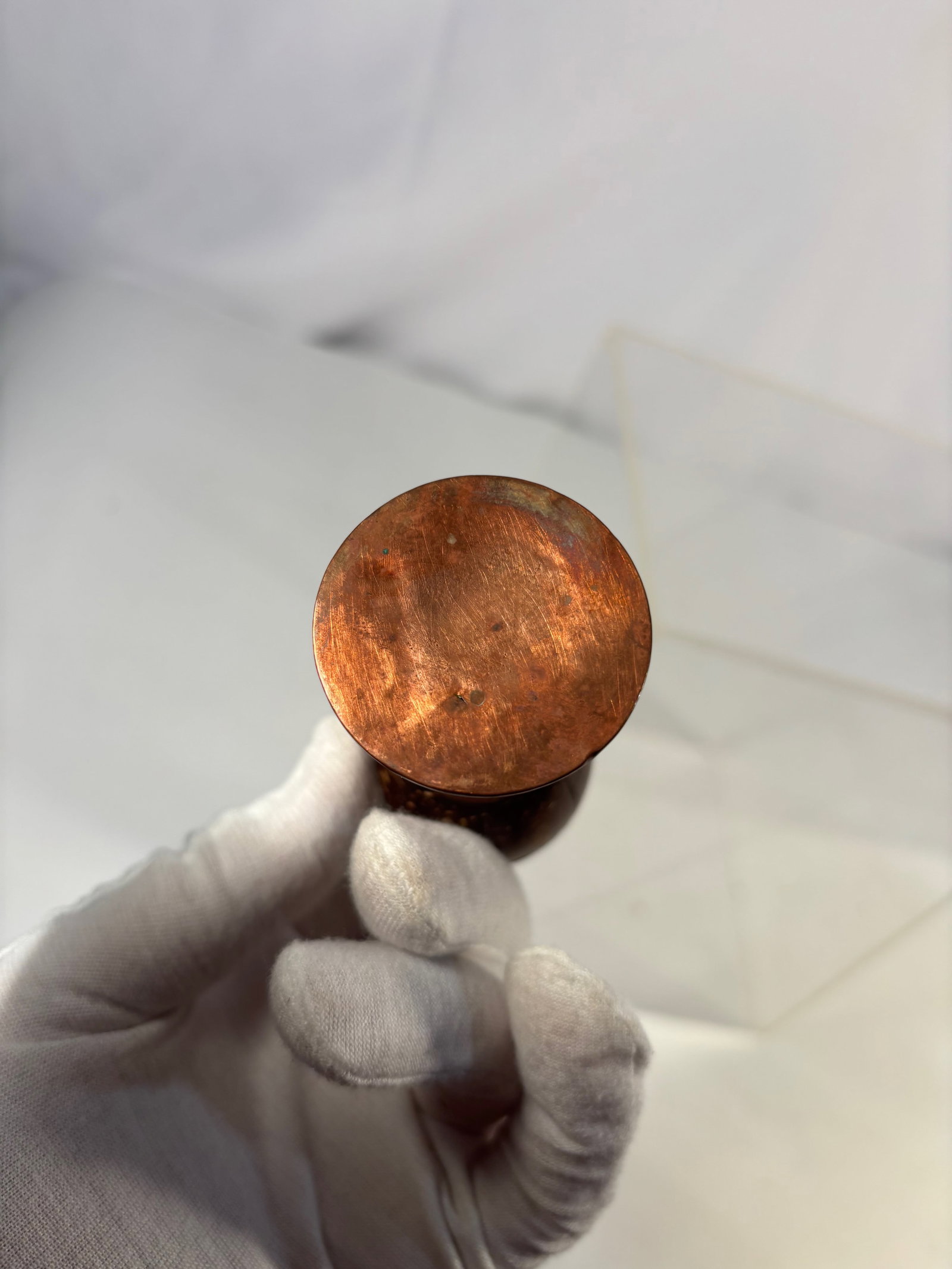 Chinese Silver-Mounted Coconut Shell Goblet with Silver-Lined Interior - 6