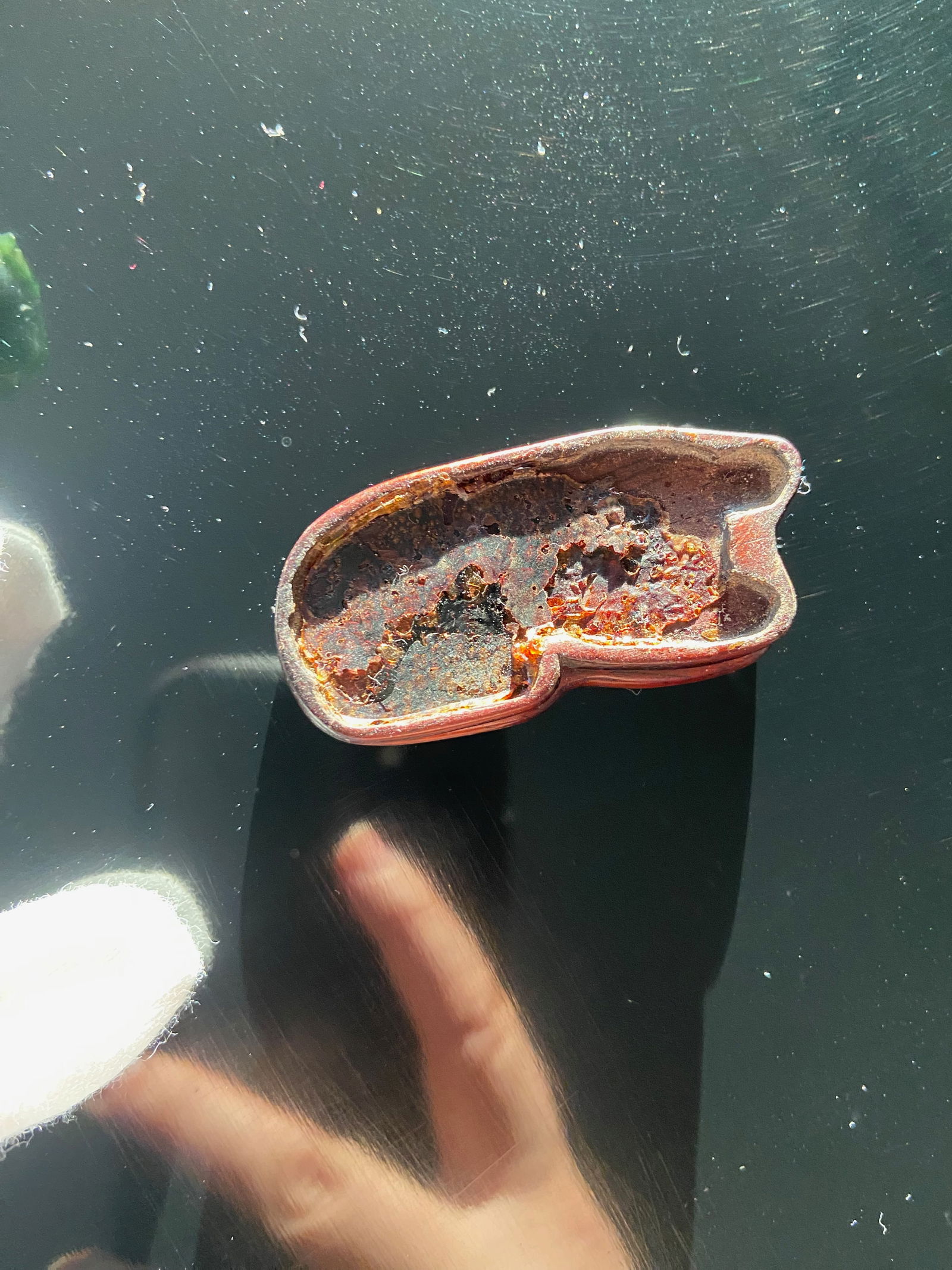 A Chinese green jade foo dog - 9