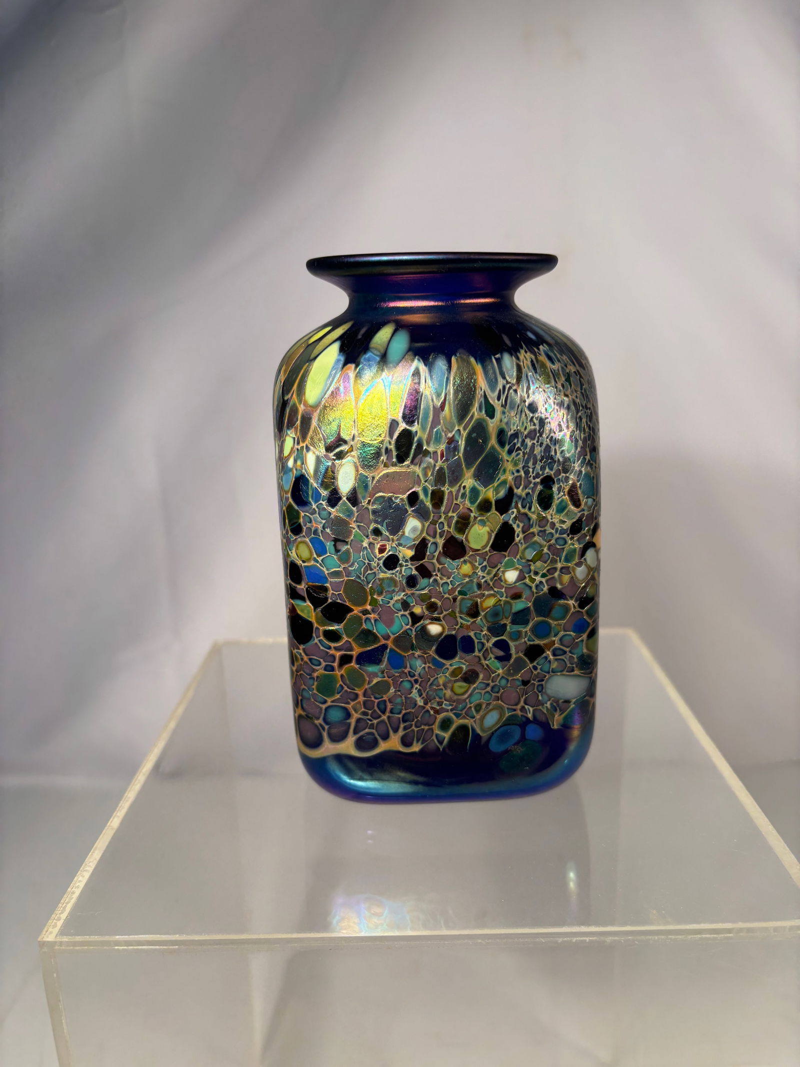 A Signed Art Glass Vessel, Dated 1994 - 3