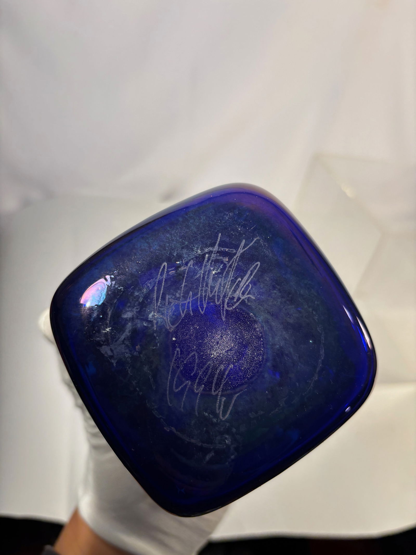 A Signed Art Glass Vessel, Dated 1994 - 7