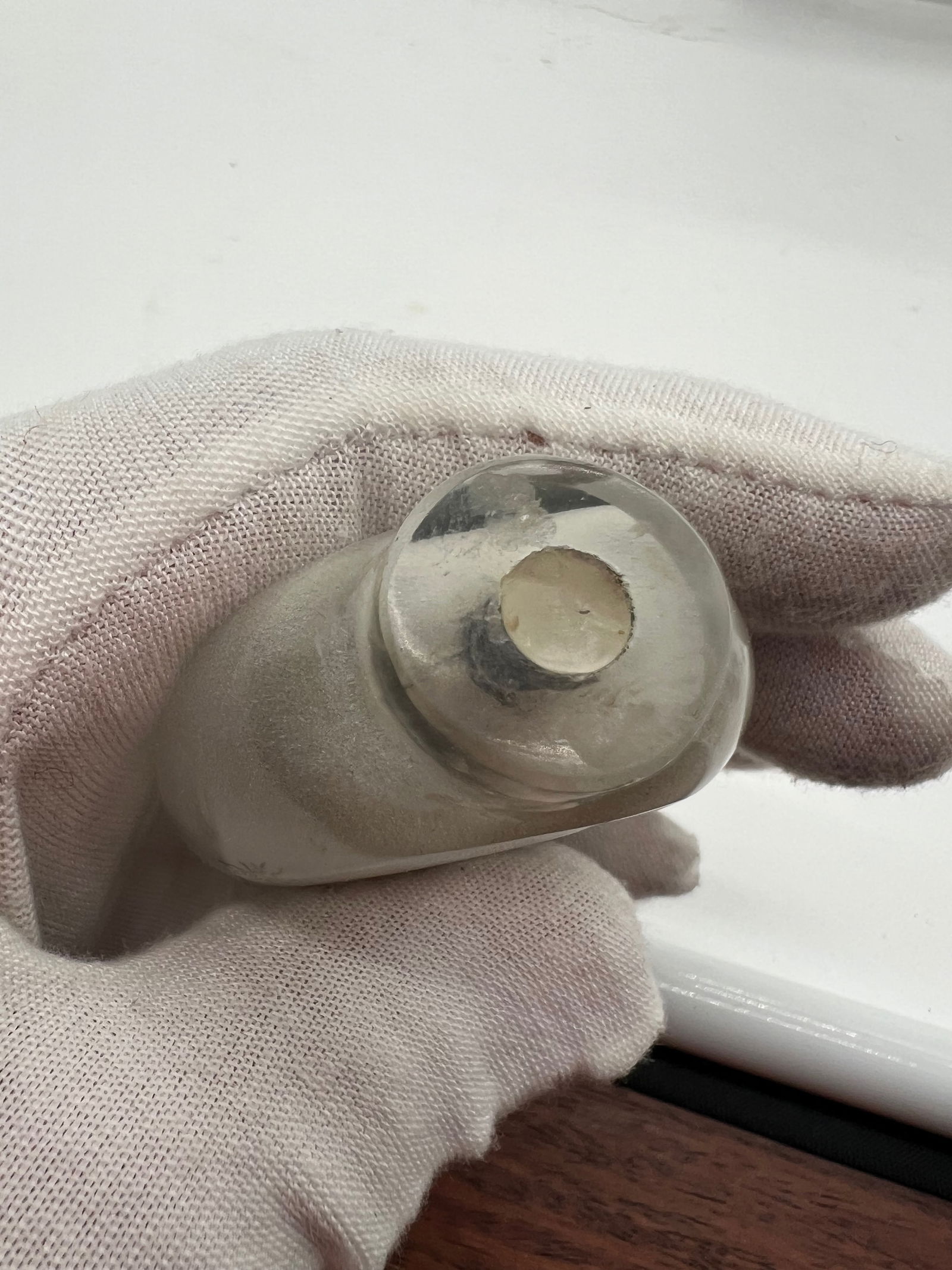 An Reverse painted glass snuff bottle - 5