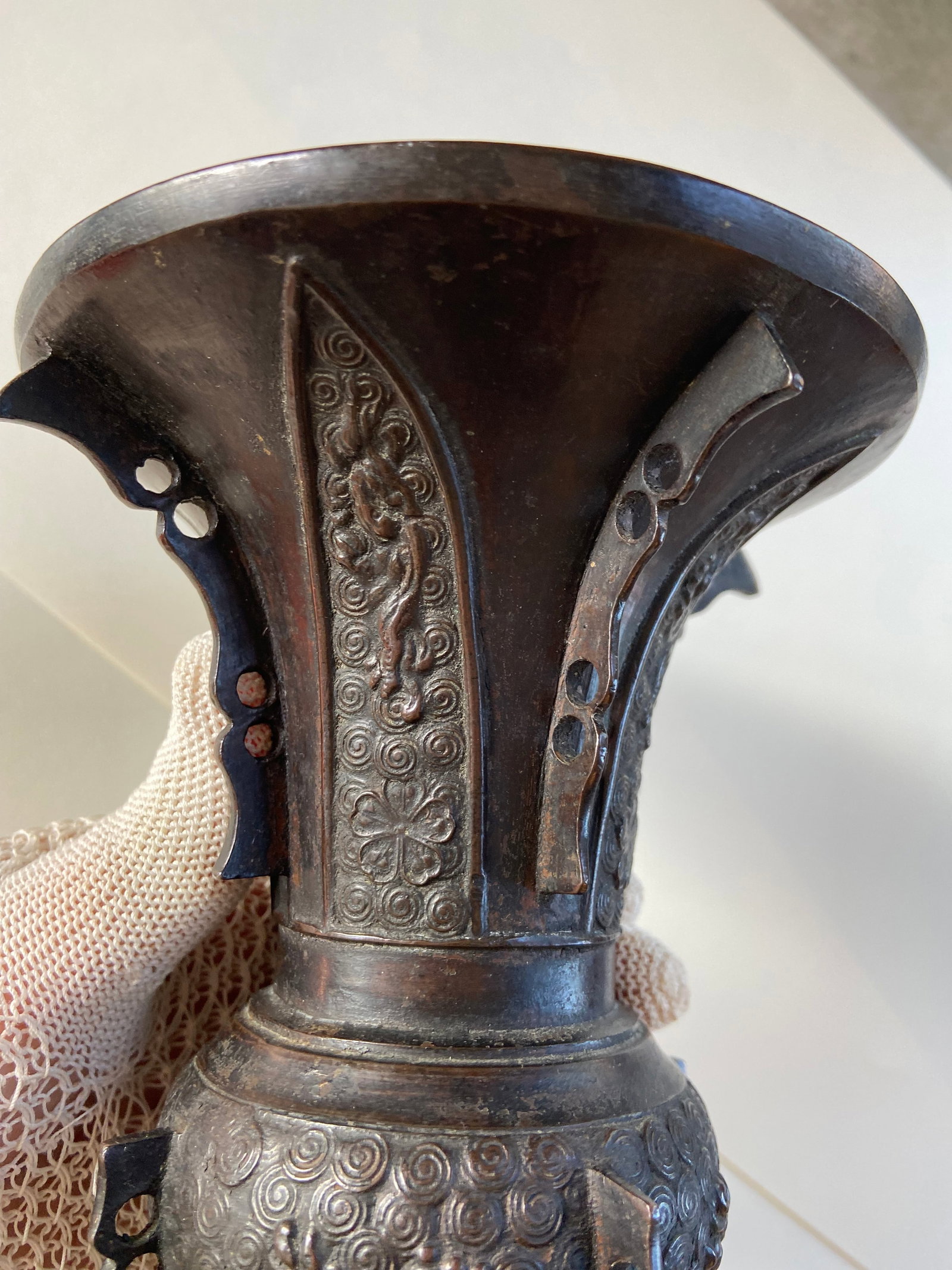 A Chinese Bronze vase - 12