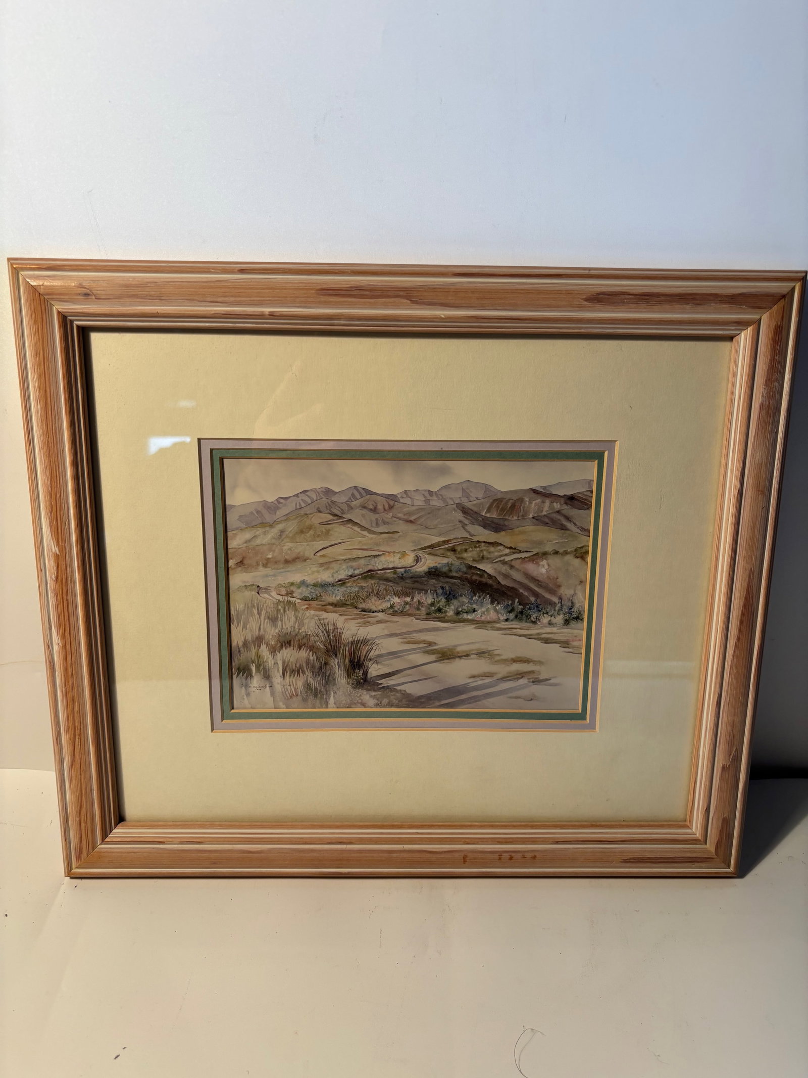 A WATER COLOR" LANDSCAPE" PAINTING (1 of 6)