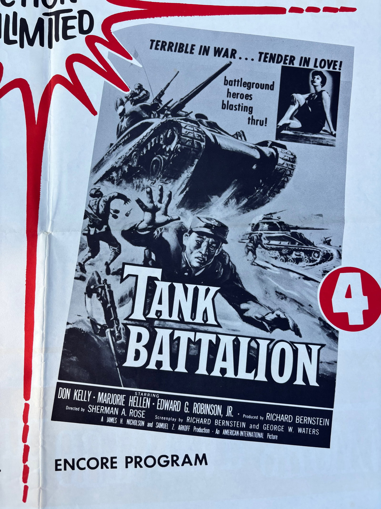 Quad Feature Encore Program Poster - 8