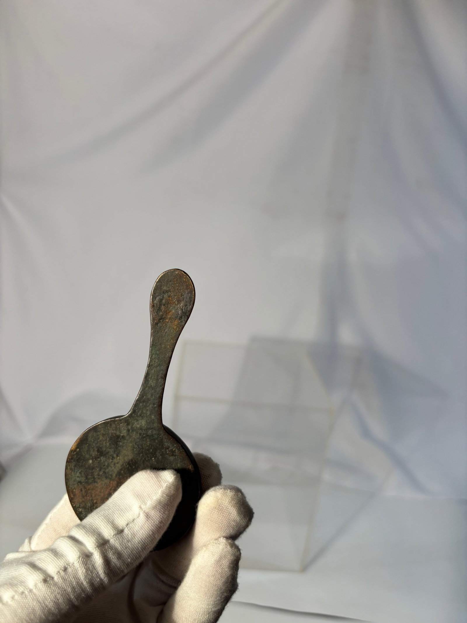 Archaistic Chinese Bronze Mirror - 7