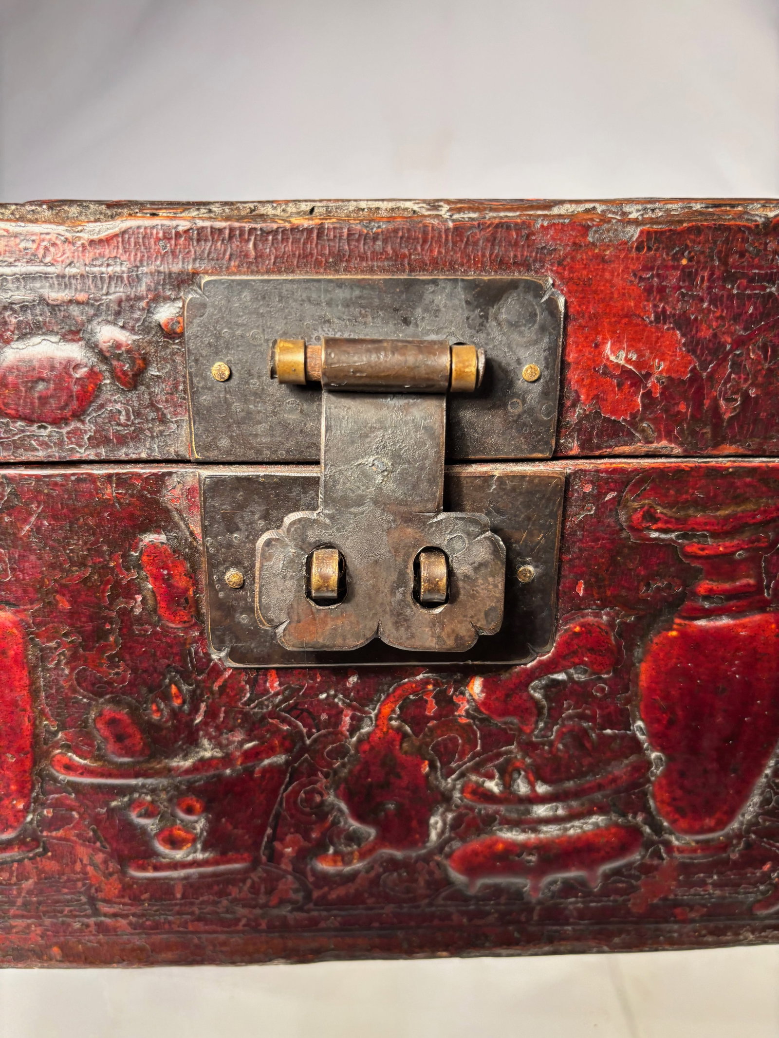 A Chinese Carved Laquer Box - 3