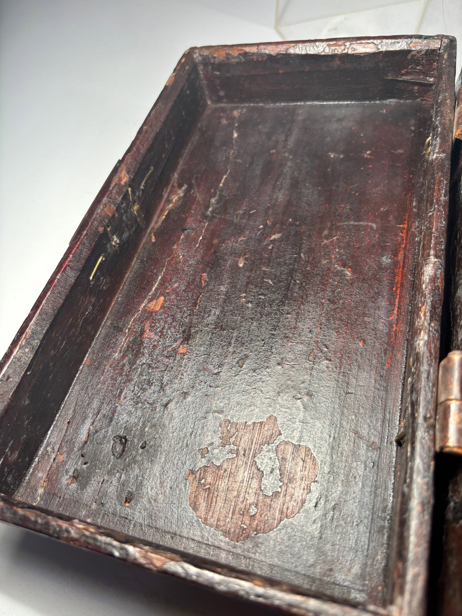 A Chinese Carved Laquer Box - 9
