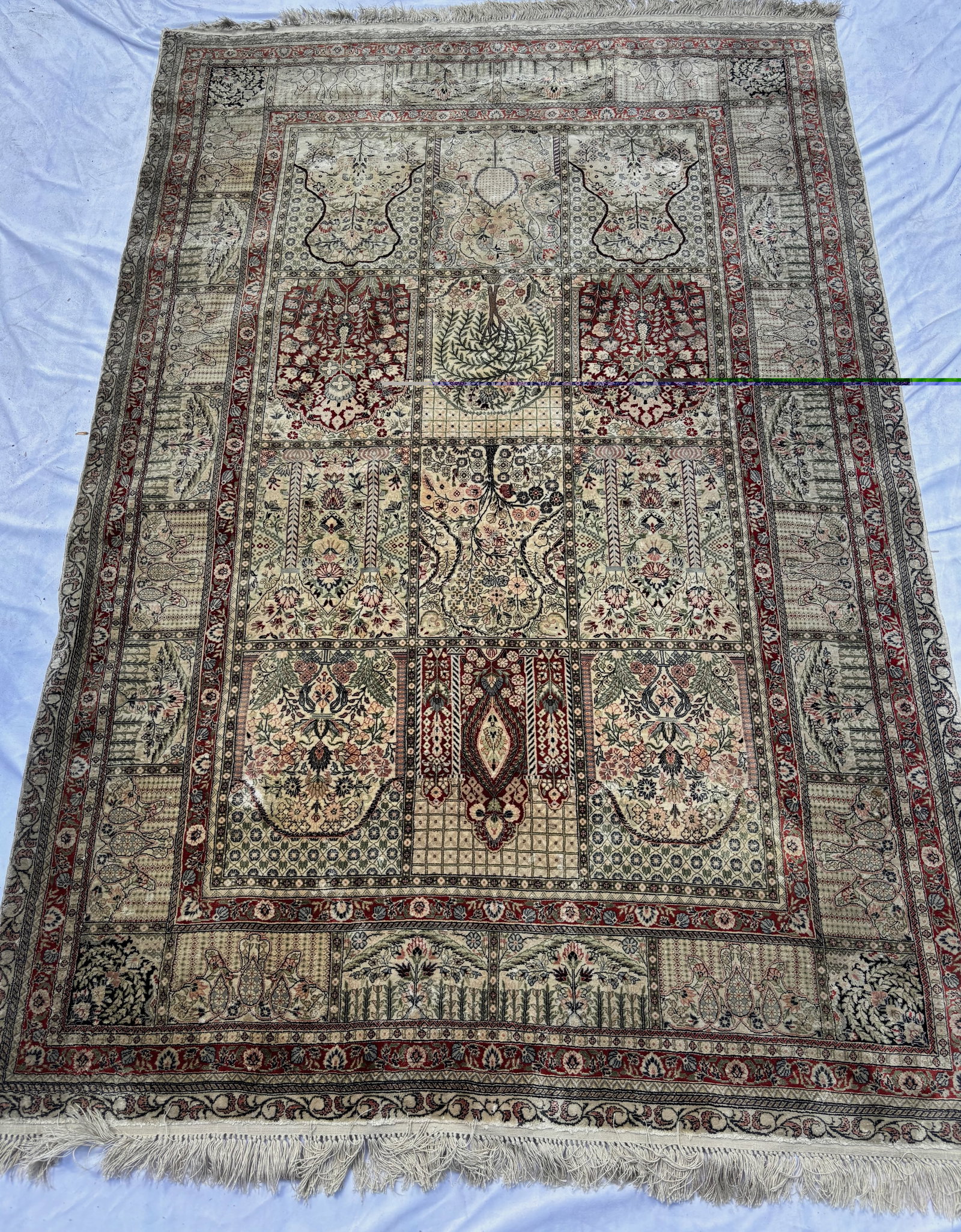 Persian Qom-Style Silk Rug, 76 x 49 in. (1 of 11)