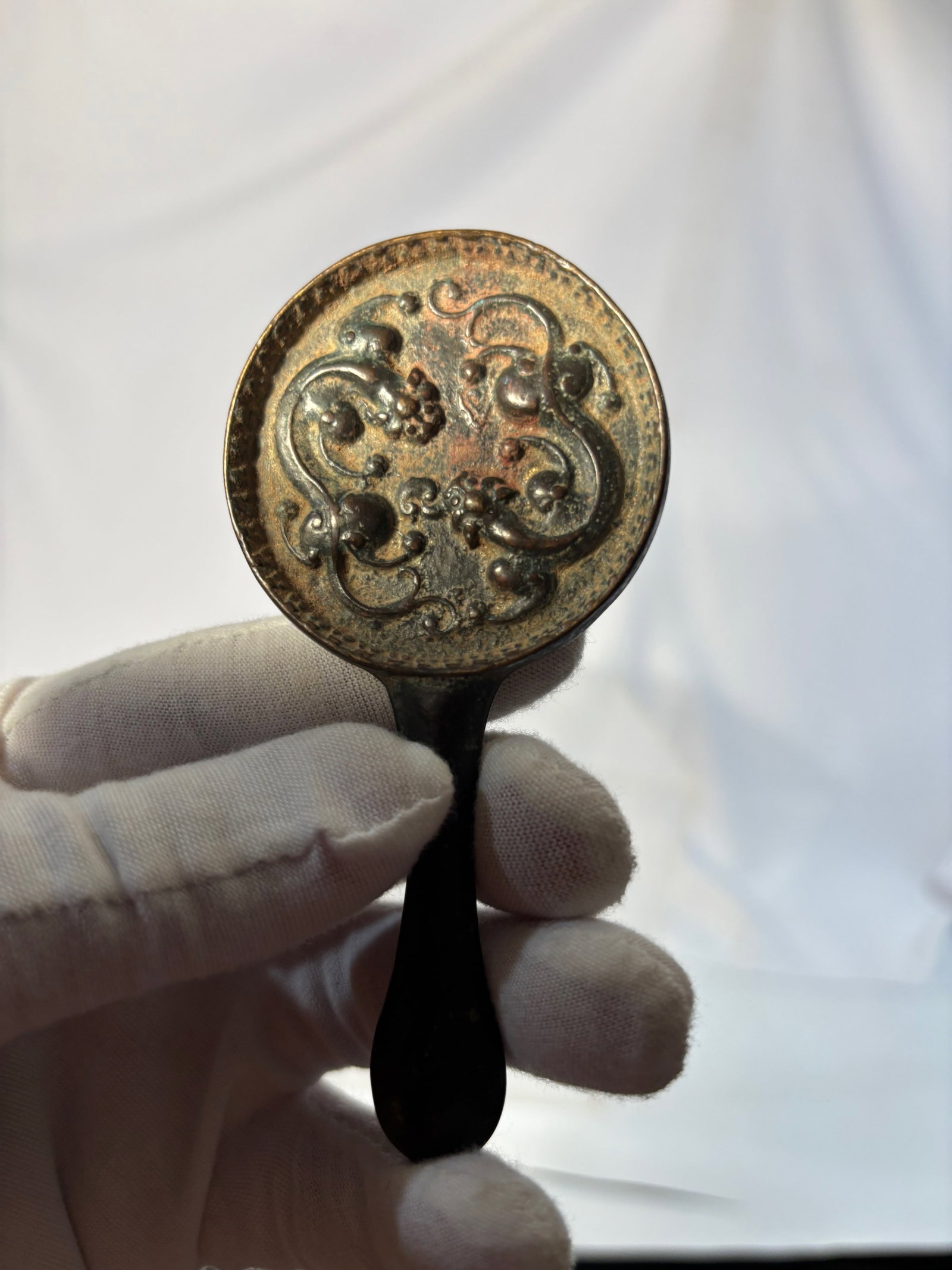 Archaistic Chinese Bronze Mirror - 2