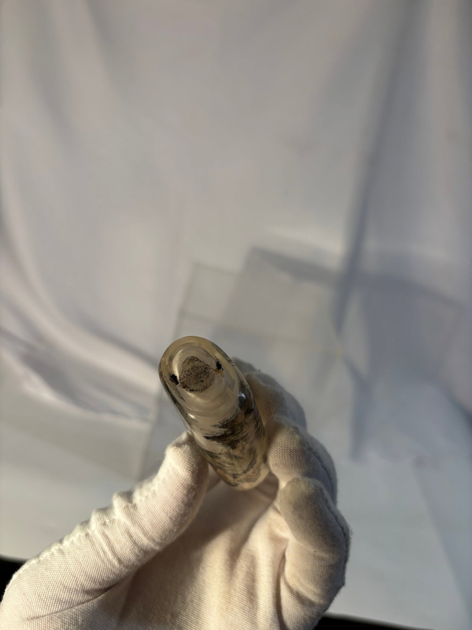 Chinese Inside Painted Landscape Snuff Bottle signed - 8
