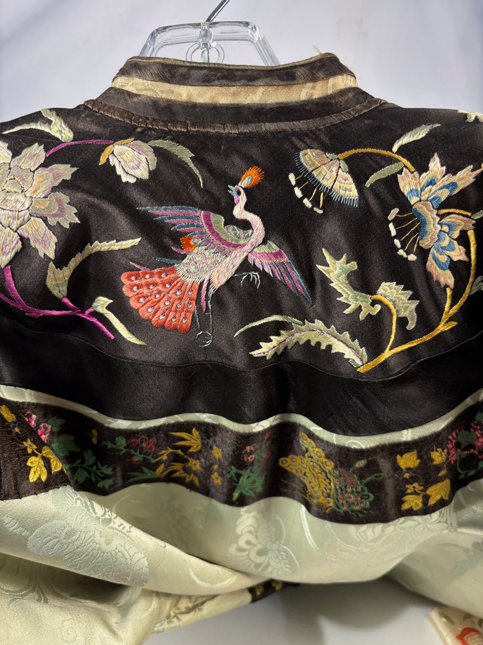 A Chinese Embroidered Silk Jacket - 16