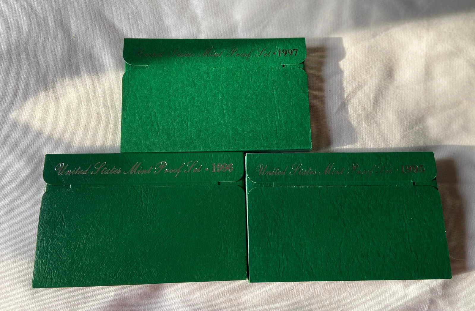Three United States Mint Proof Sets, 1995, 1996 & 1997 (1 of 2)