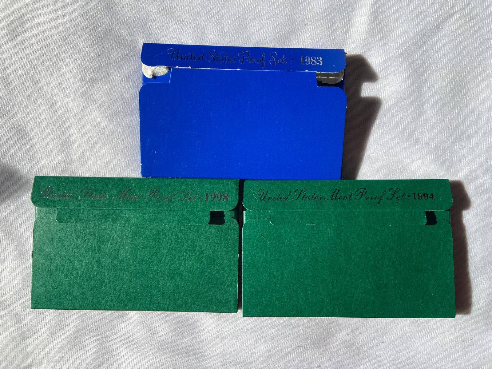 Three United States Mint Proof Sets, 1983, 1994 & 1998 (1 of 3)
