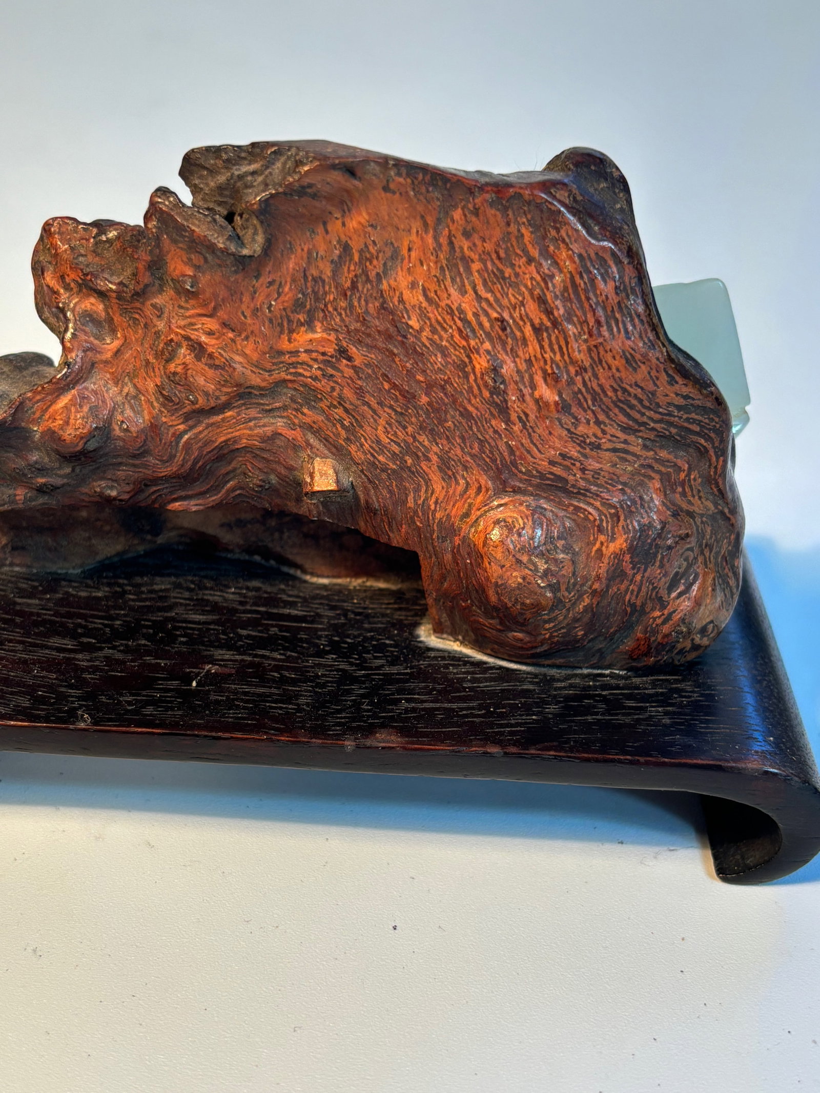 A Chinese nephrite jade artwork statue - 6