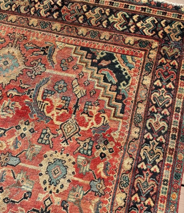 Antique Persian wool rug - 3