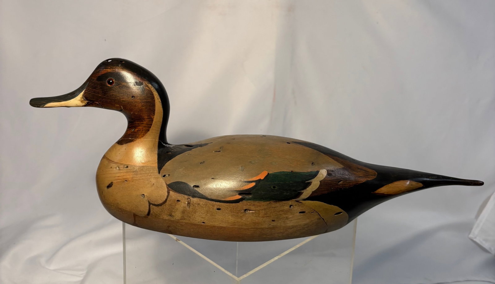 Tom Taber Carved Pintail Drake Decoy (1 of 12)