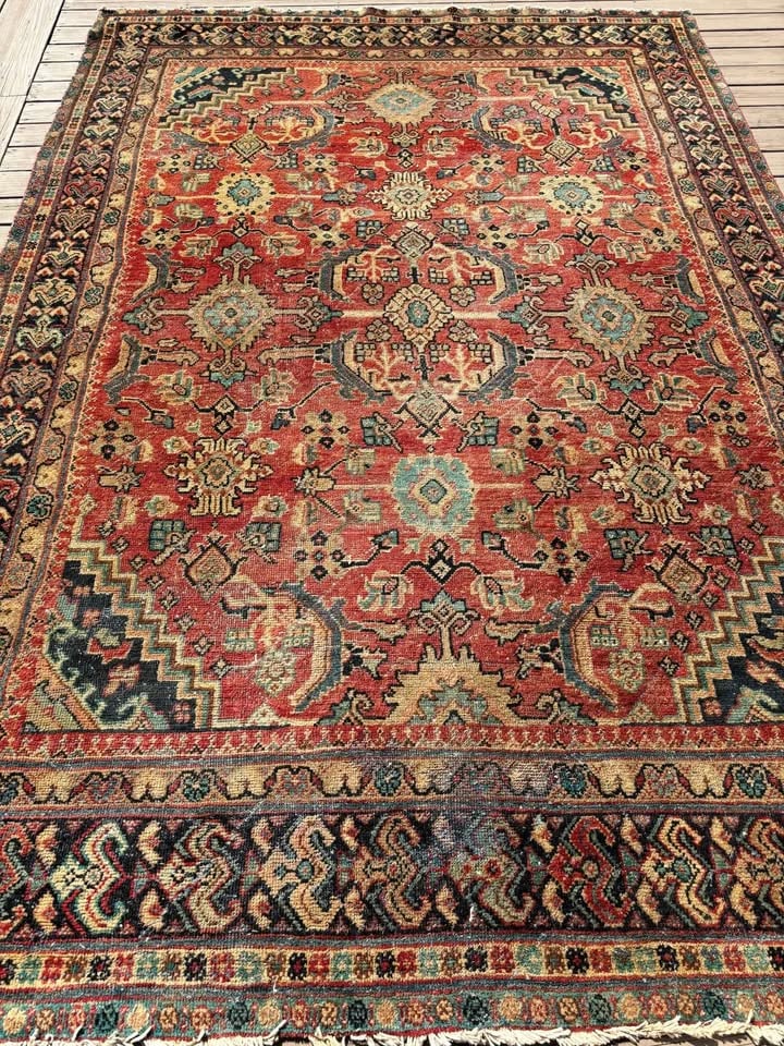 Antique Persian wool rug (1 of 10)