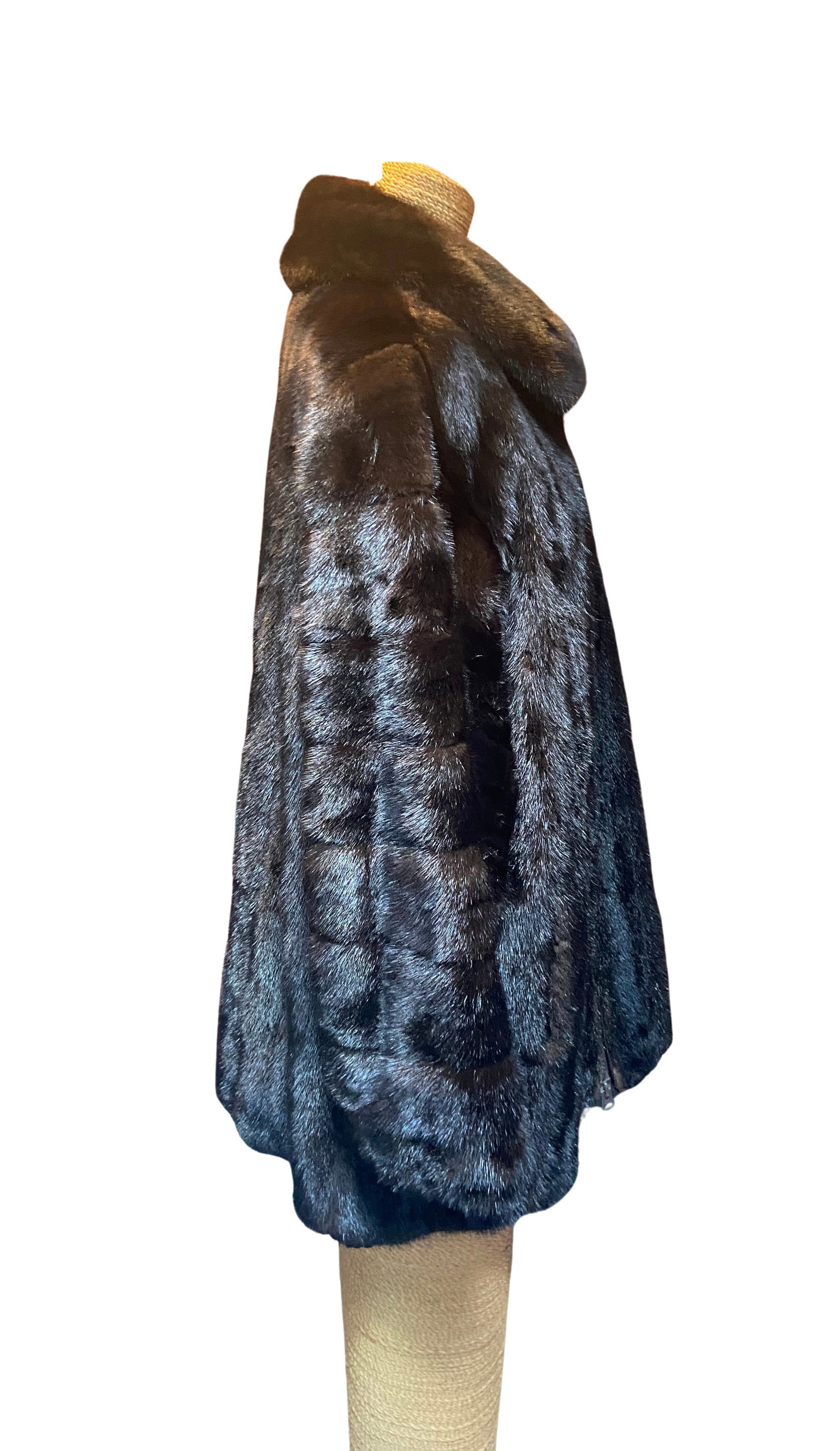 Dark Ranch Mink Fur Jacket - 2