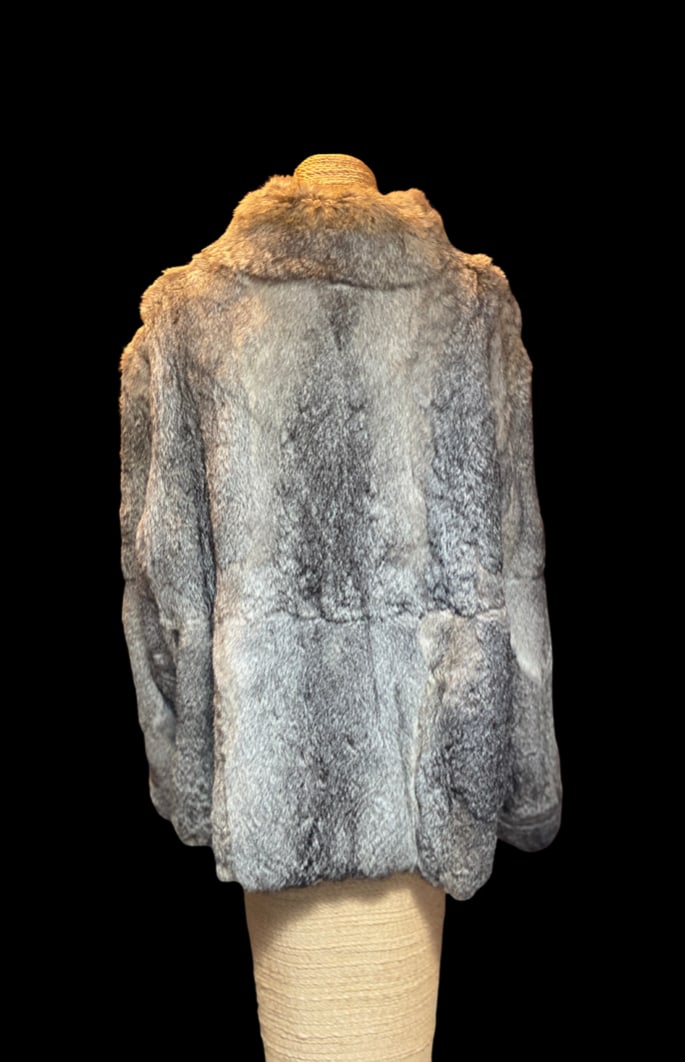 Vintage Rabbbit Fur Jacket - 2