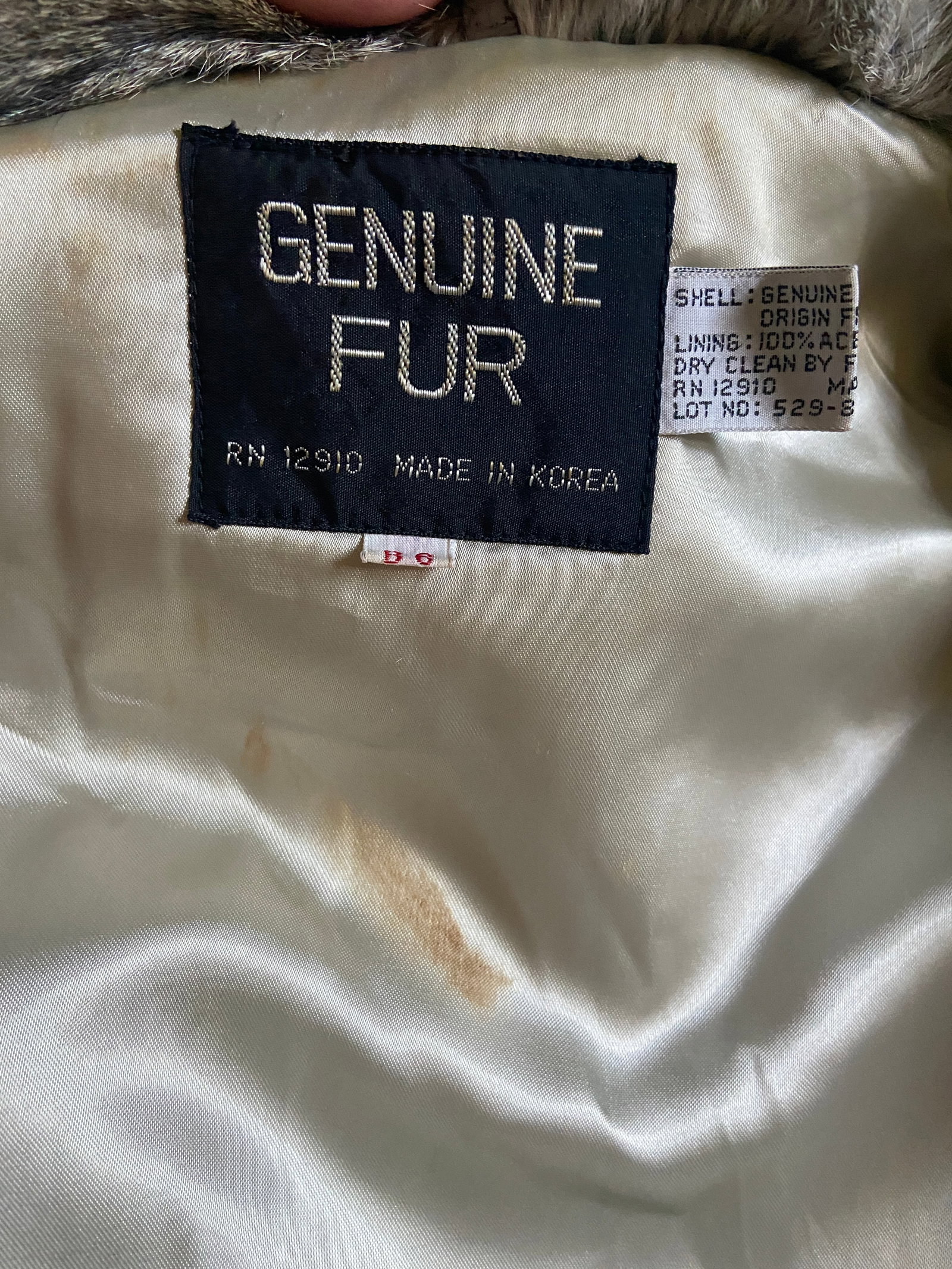 Vintage Rabbbit Fur Jacket - 6