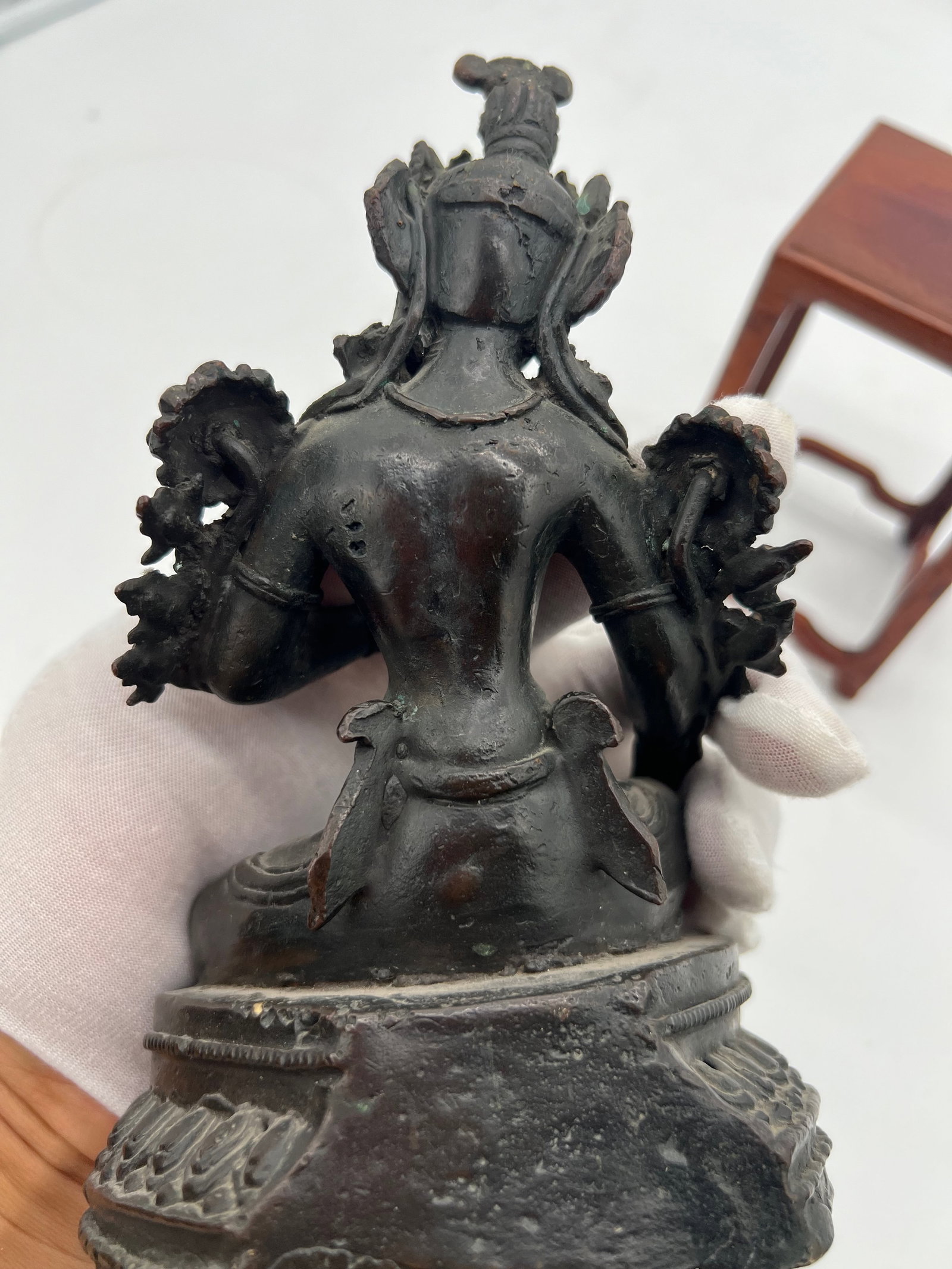 A Nepalese bronze Buddha statue - 6