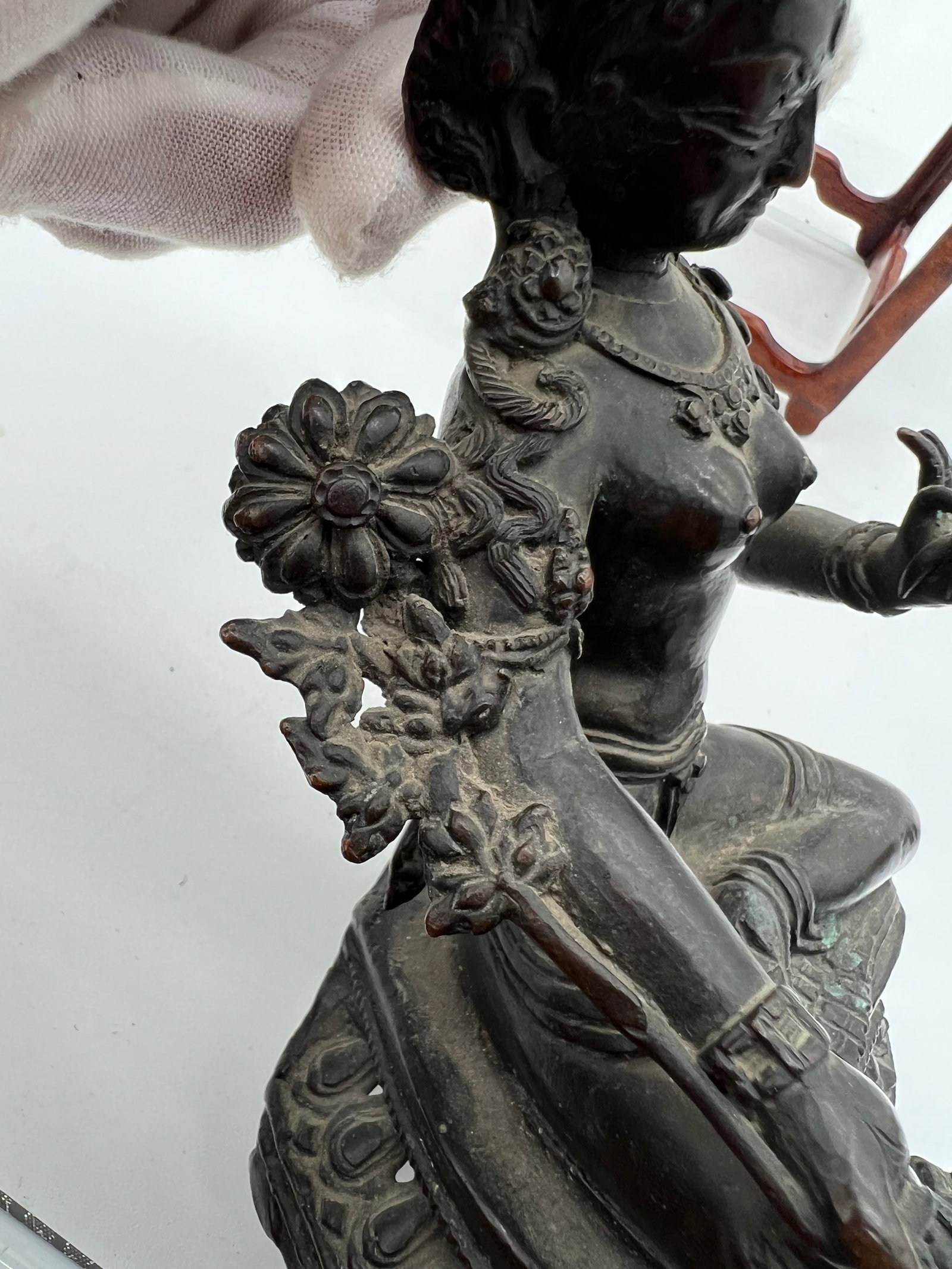 A Nepalese bronze Buddha statue - 8