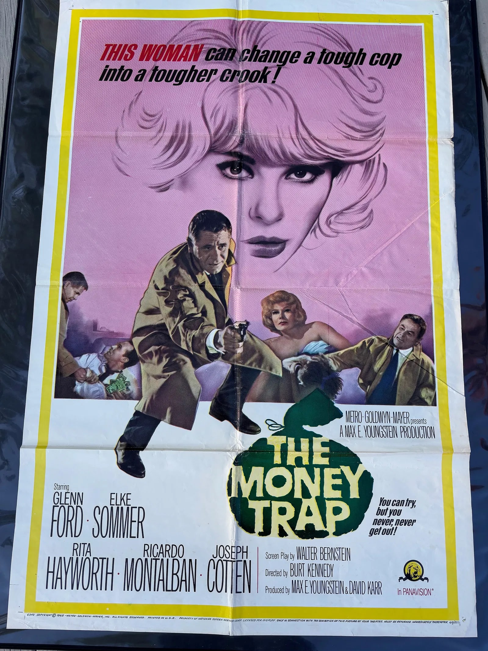 The Money Trap?? (MGM, 1965) Original U.S. One-Sheet Movie Poster, SH 65/883, Metrocolor,