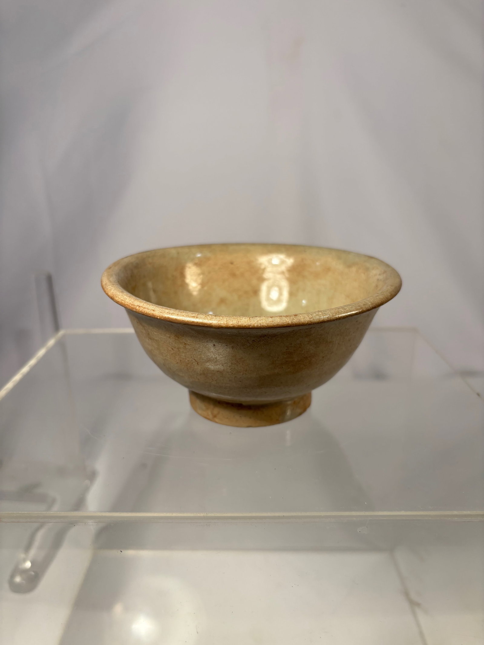 A Chinese Crackle-Glazed Celadon Bowl
