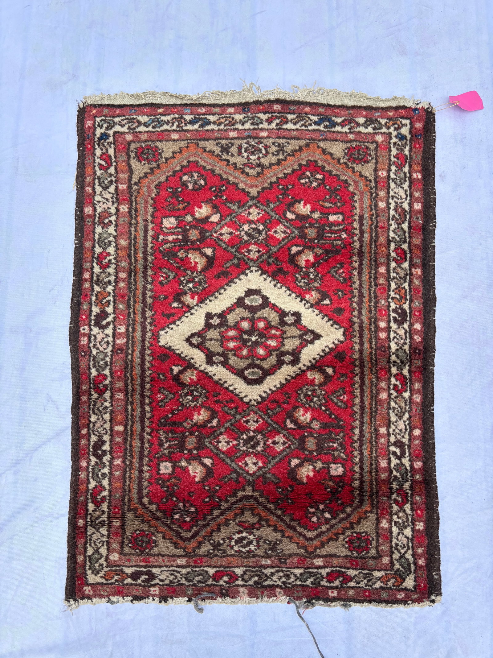 Antique Persian Hamadan Style Rug, 34 x 23 In.