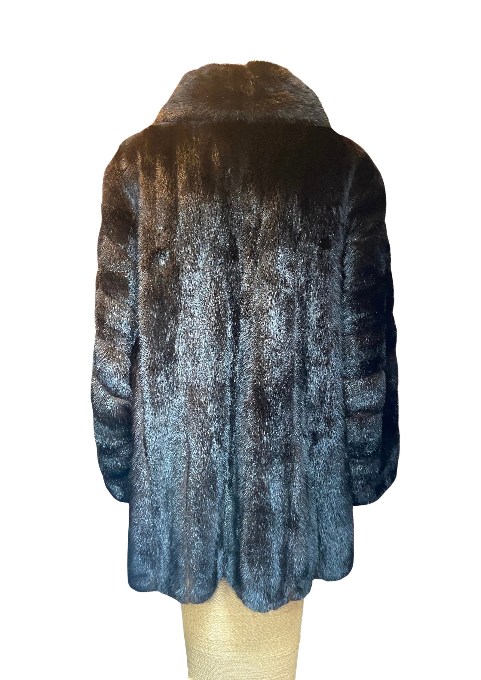 Dark Ranch Mink Fur Jacket - 4