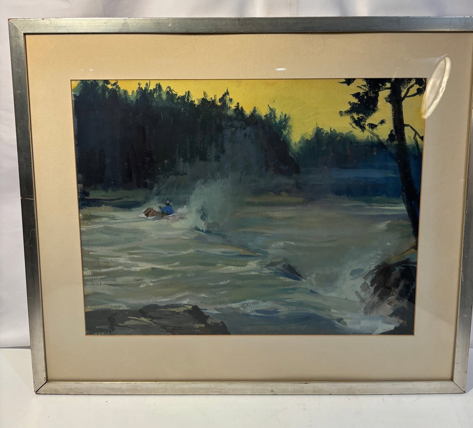 Francis Beaugureau (American, 1920–2001), “Eager Beaver,?? Oil on Board