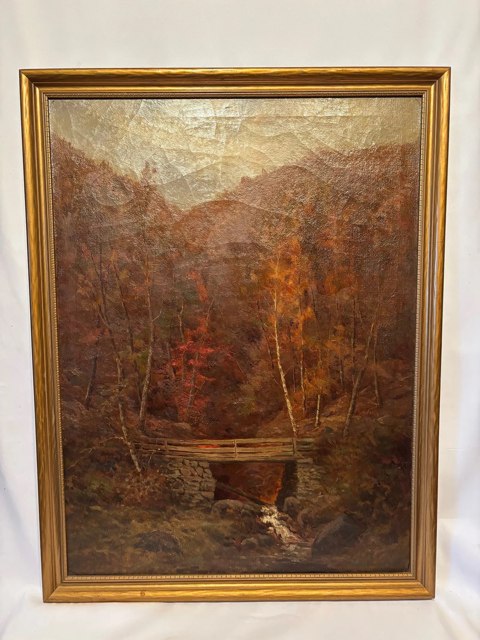 Roswell Morse Shurtleff (1838-1915 New York, NY) New England Autumn Landscape, Provenance Noted (1 of 8)
