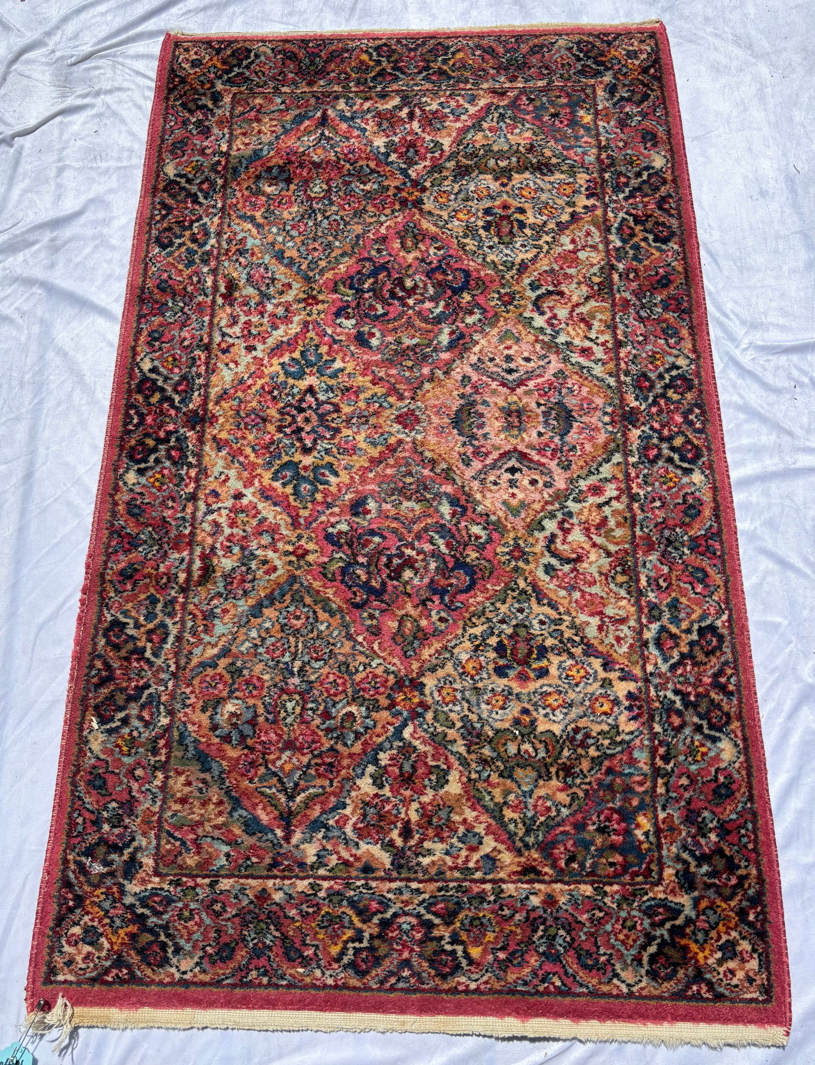 Vintage Karastan Kirman 717 Machine Woven 100% wool Rug, USA (1 of 9)