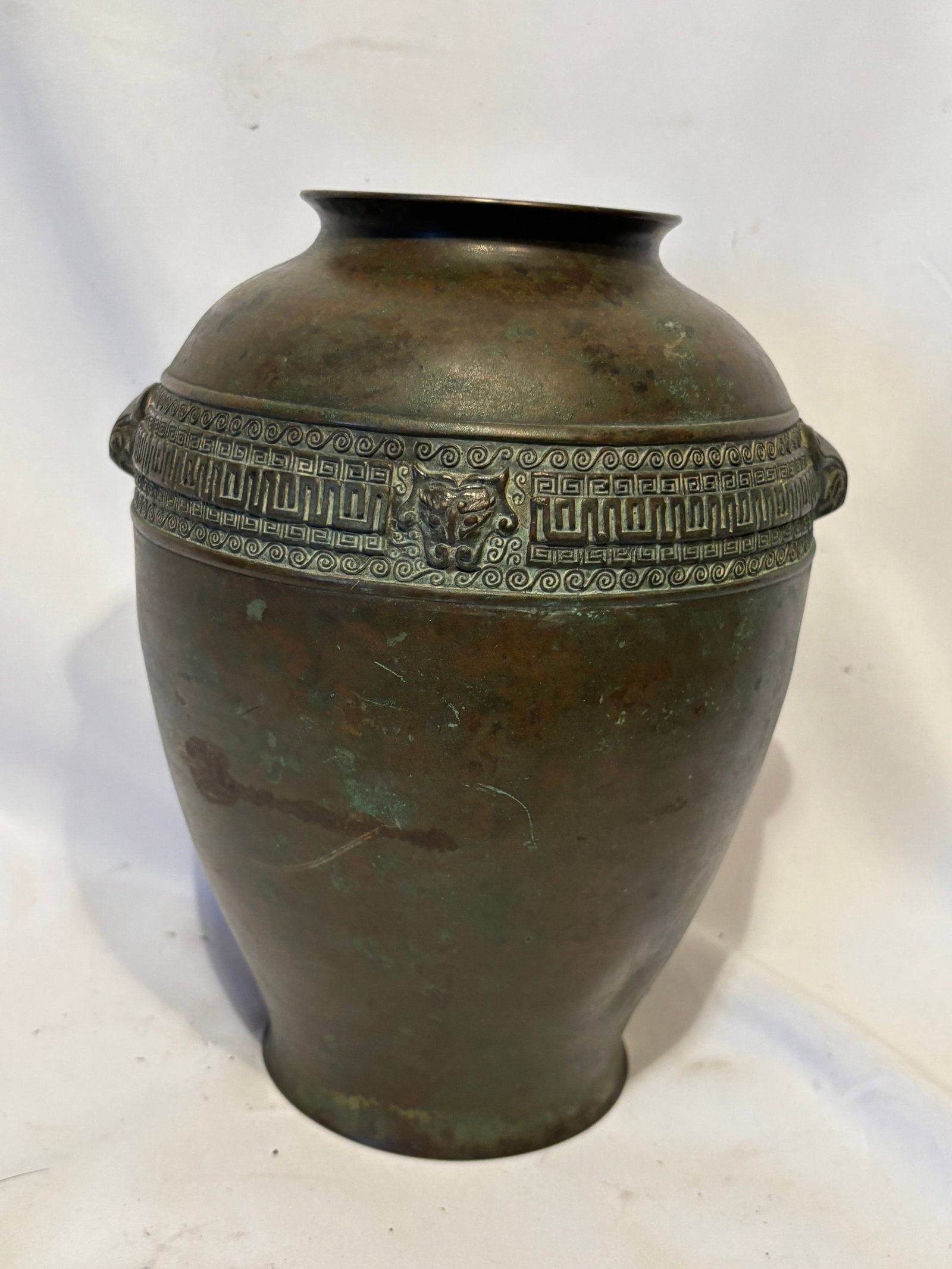 Japanese Meiji-Taisho Bronze Archaistic Vase, “Sekizenkai 15th Anniversary Commemorative (1 of 15)