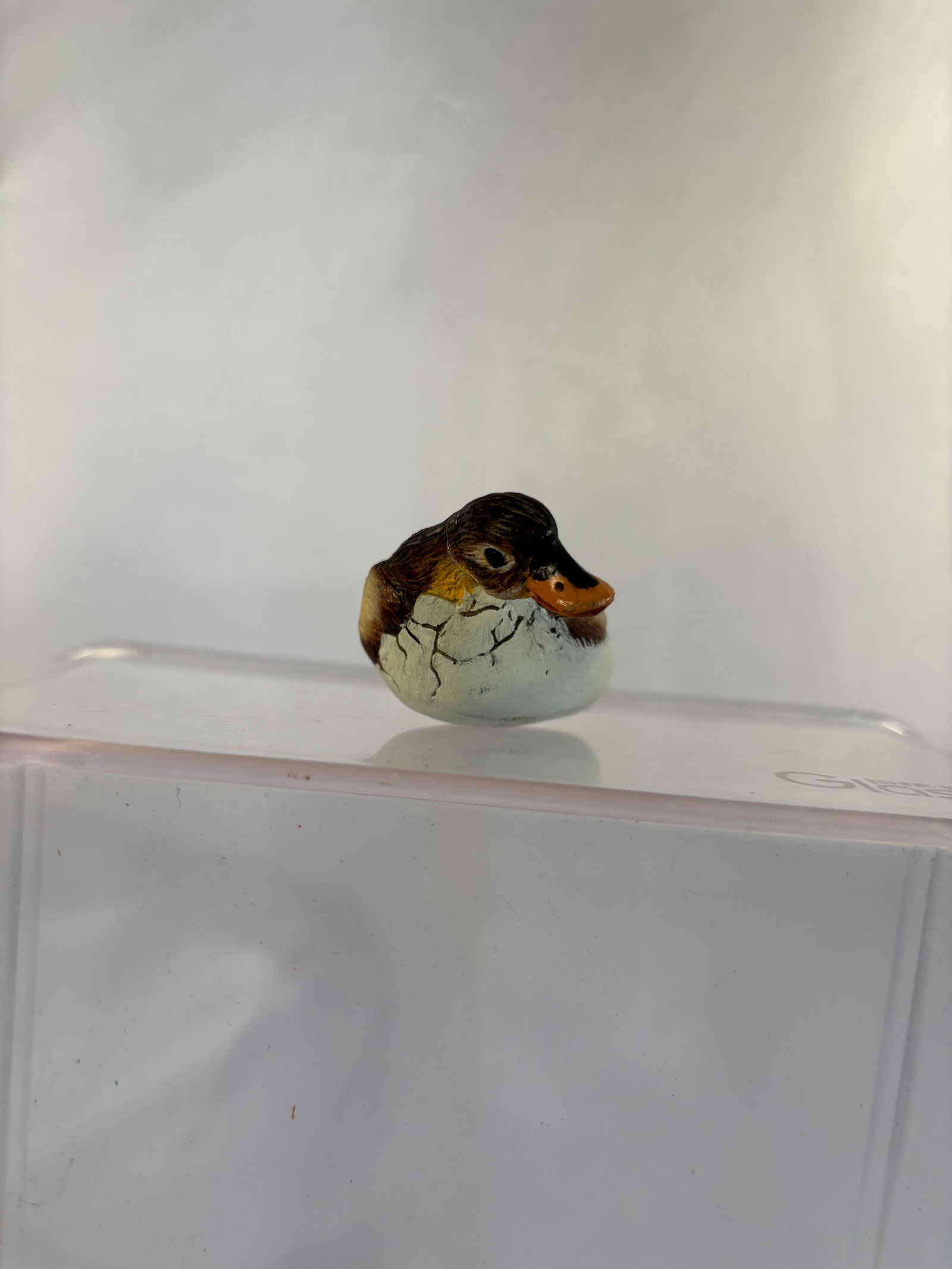 HFM Signed Duckling Hatching from Egg Miniature - 3