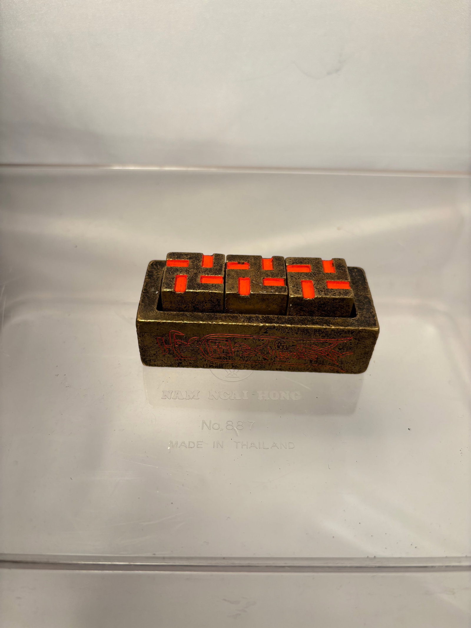 A Chinese Taoist Copper-Alloy Ritual Seal Set with Zhao Gongming and Thunder-Fire Command (1 of 11)