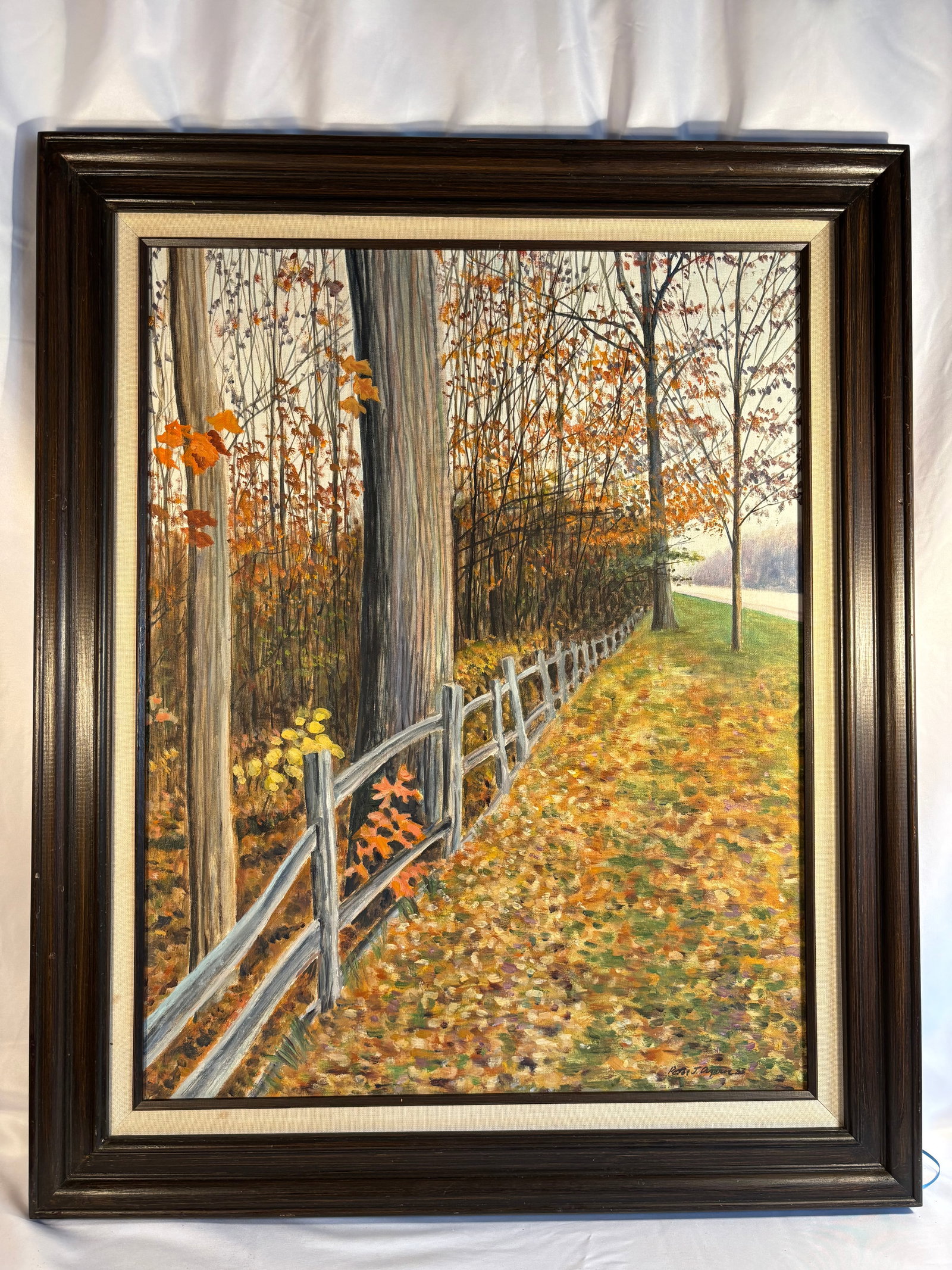 Peter J. Pagan, Autumn Woodland Landscape, 1983 (1 of 8)