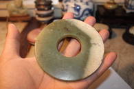 antique chinese  jade bi